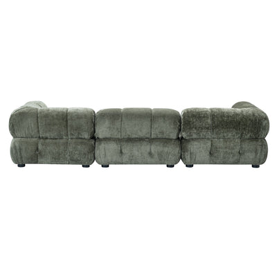 Kamikaze 3 Piece Sofa in Hammered Chenille - Tom Collins Home