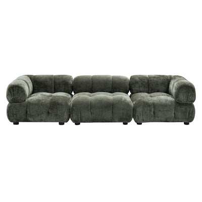 Kamikaze 3 Piece Sofa in Hammered Chenille - Tom Collins Home