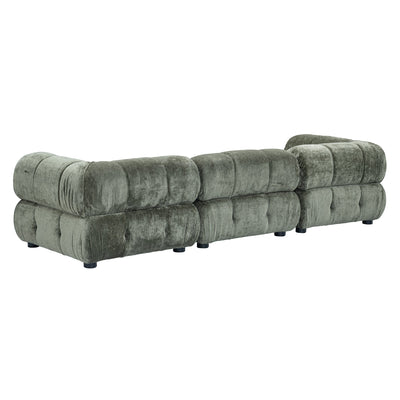 Kamikaze 3 Piece Sofa in Hammered Chenille - Tom Collins Home
