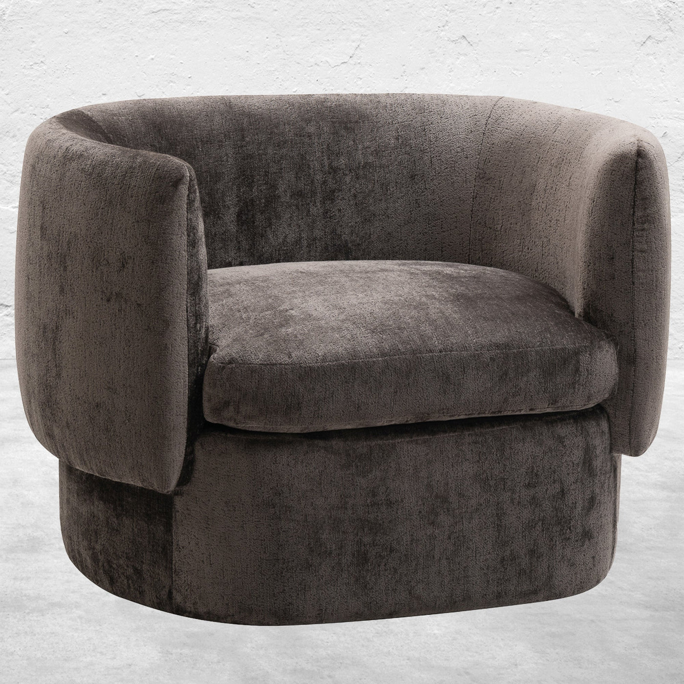 Lemondrop Occasional Chair in Hammered Chenille - Tom Collins Home