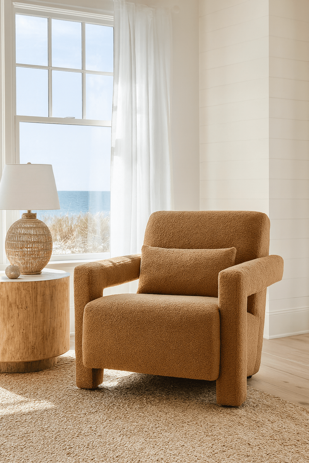 Long Island Occasional Chair in Teddy - Tom Collins Home
