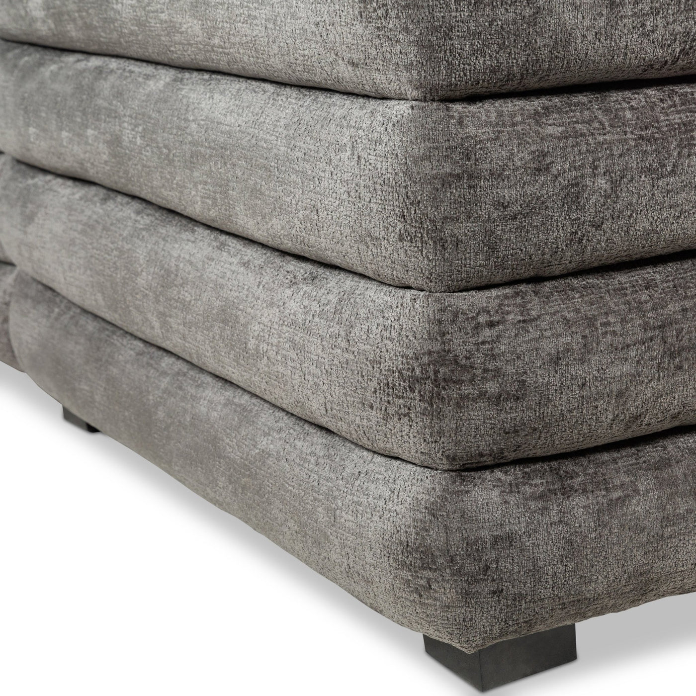Luna Sectional in Charcoal Velour Luna Sectional - Tom Collins Home