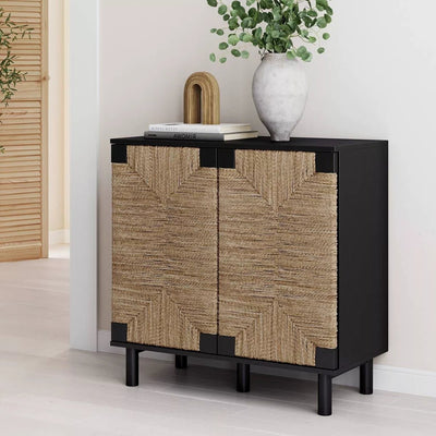 Mai Tai 2 - Door Cabinet in Black - Tom Collins Home