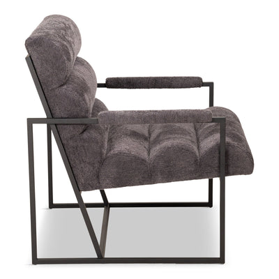 Manhattan Occasional Chair in Fuzzy Boucle - Tom Collins Home