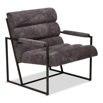 Manhattan Occasional Chair in Fuzzy Boucle - Tom Collins Home