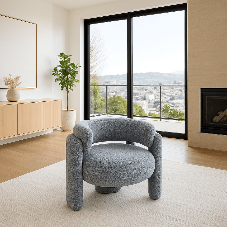 Margarita Occasional Chair in Boucle - Tom Collins Home