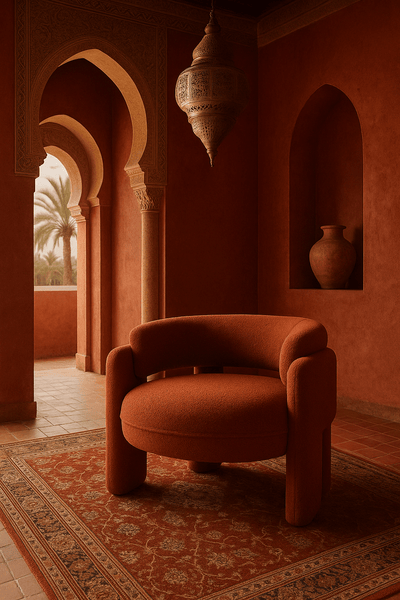 Margarita Occasional Chair in Teddy - Tom Collins Home