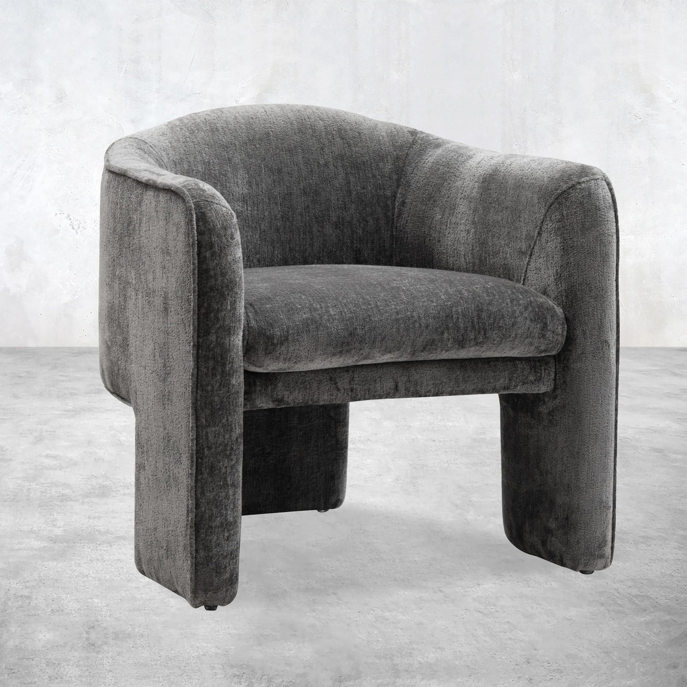Mezcal Occasional Chair in Hammered Cheniile - Tom Collins Home