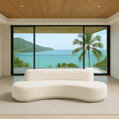 Milk & Honey 2 Sofa in Boucle - Tom Collins Home