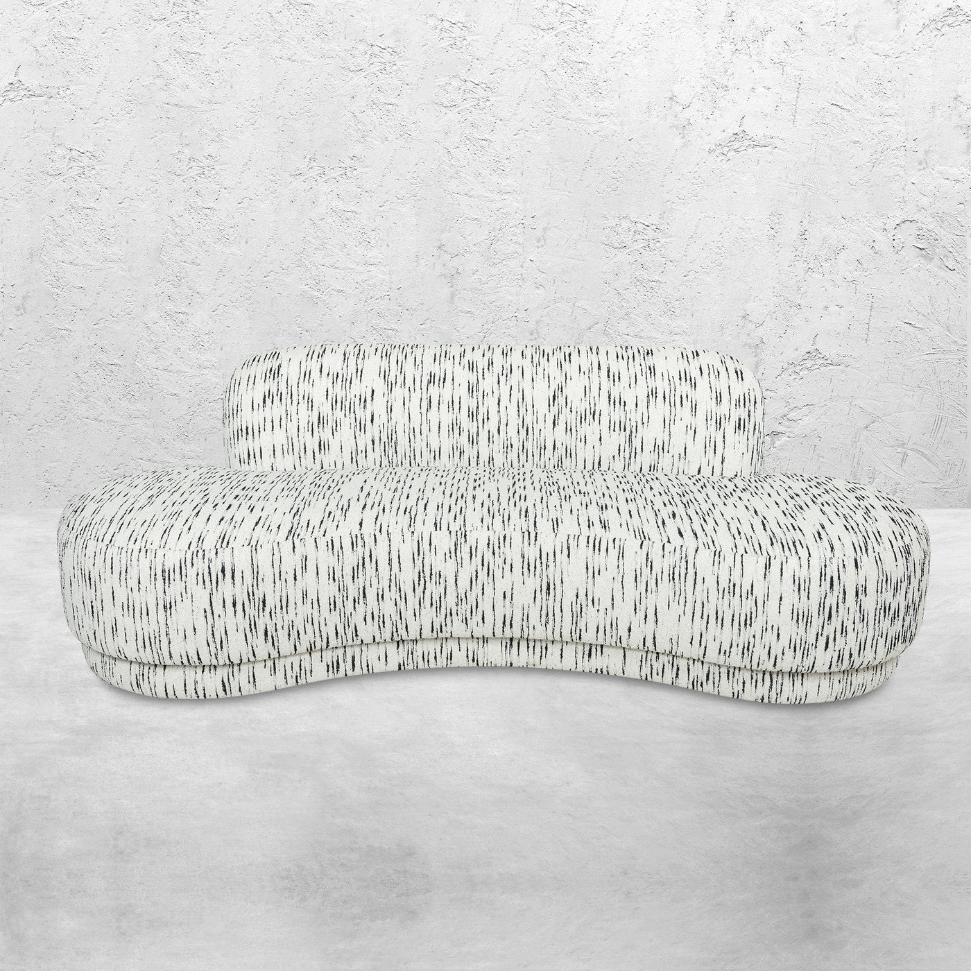 Milk & Honey 2 Sofa in Two - Tone Textured Boucle - Tom Collins Home