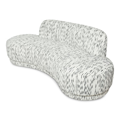 Milk & Honey 2 Sofa in Two - Tone Textured Boucle - Tom Collins Home