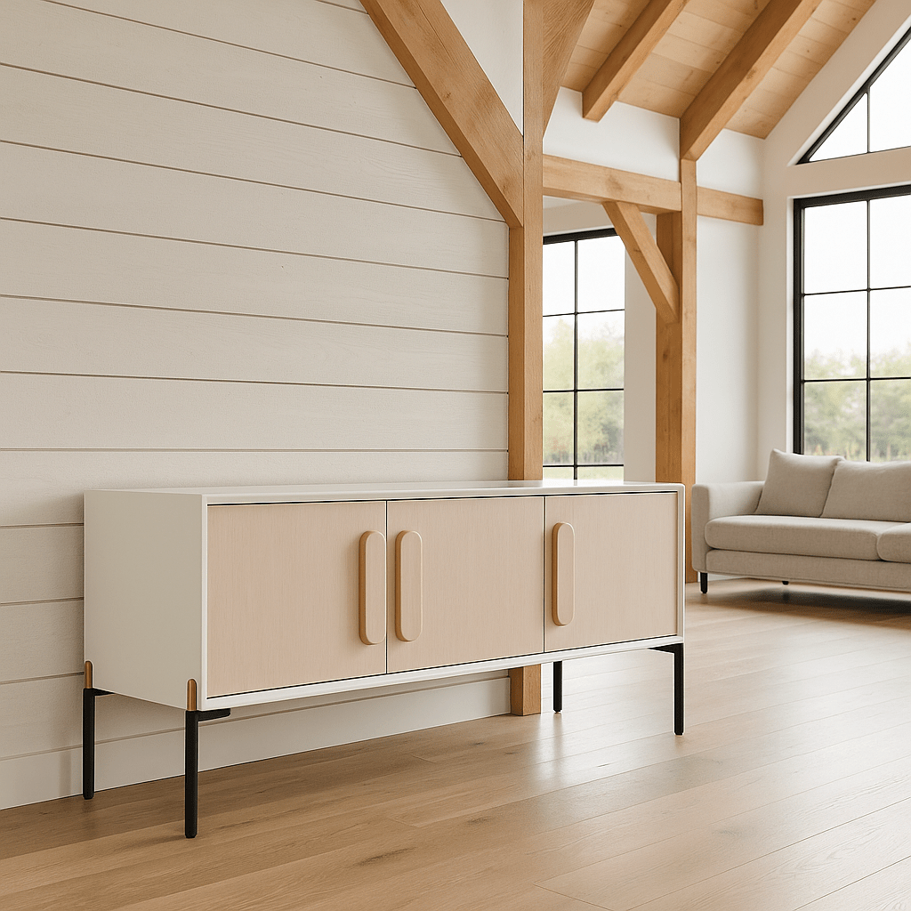 Milk & Honey II 3 Door Credenza - Tom Collins Home