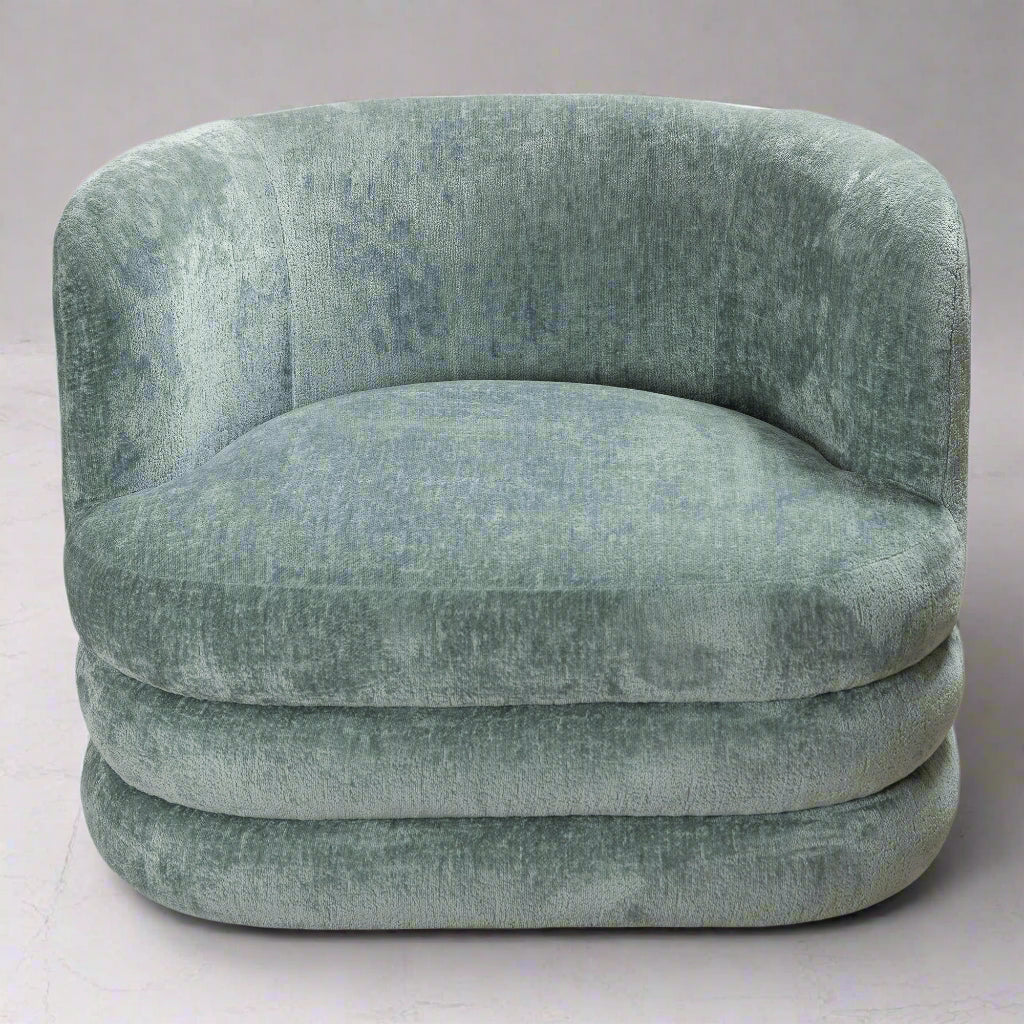 Mojito Occasional Chair in Hammered Chenille - Tom Collins Home