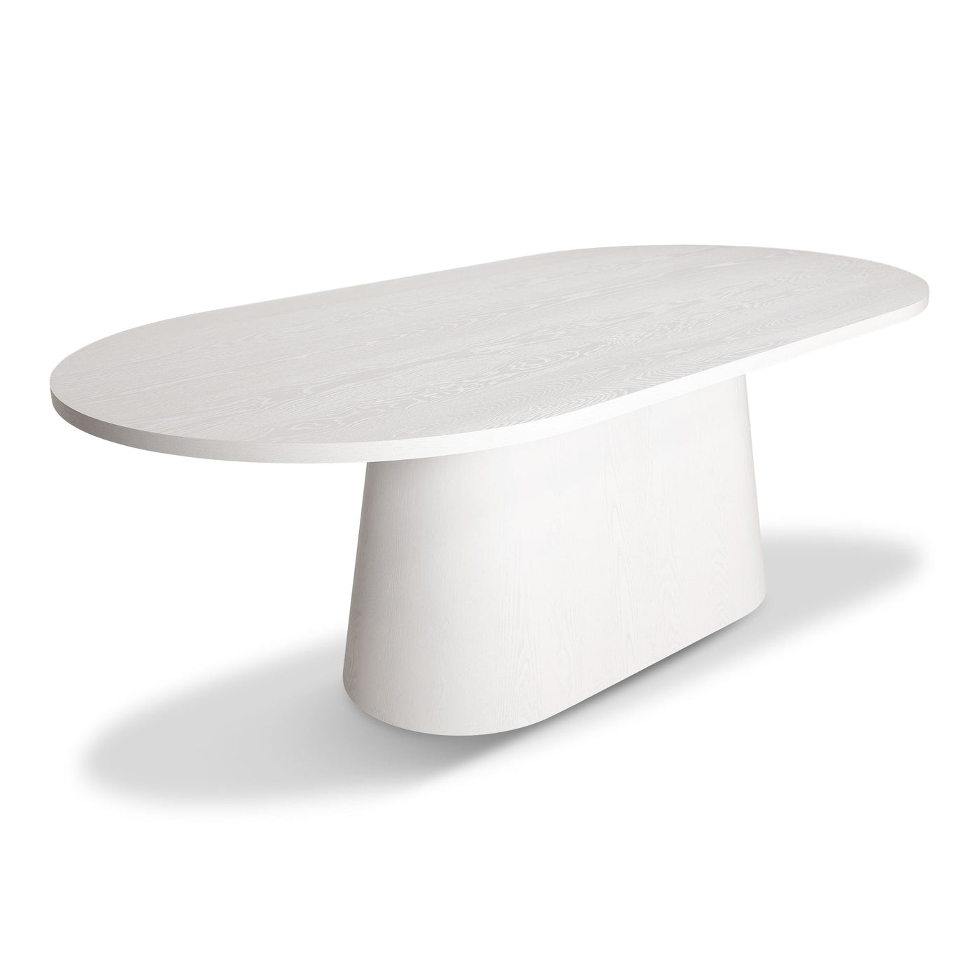 Moscow Mule Dining Table In Matte Oak White Veneer - Tom Collins Home