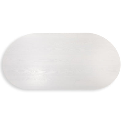 Moscow Mule Dining Table In Matte Oak White Veneer - Tom Collins Home