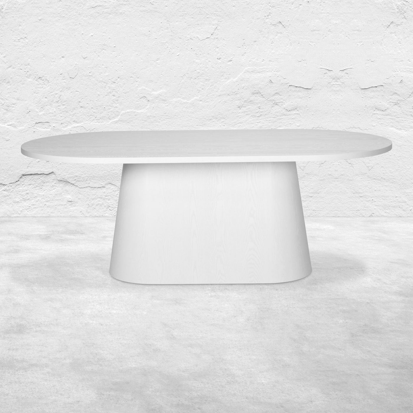 Moscow Mule Dining Table In Matte Oak White Veneer - Tom Collins Home