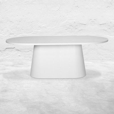 Moscow Mule Dining Table In Matte Oak White Veneer - Tom Collins Home