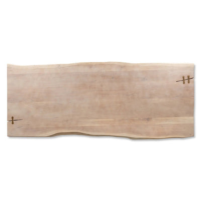 Paloma Dining Table In Bleached Accacia - Tom Collins Home