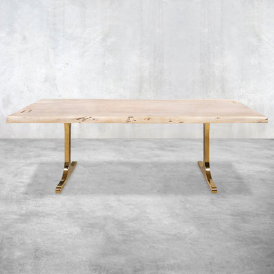 Paloma Dining Table In Bleached Accacia - Tom Collins Home