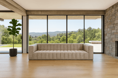 Paloma Sofa in Linen - Tom Collins Home