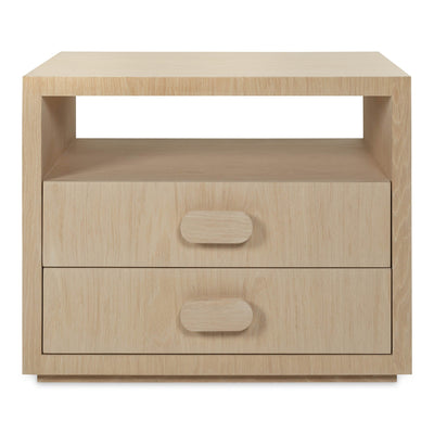 Pearl Diver Side Table in White Washed Oak - Tom Collins Home
