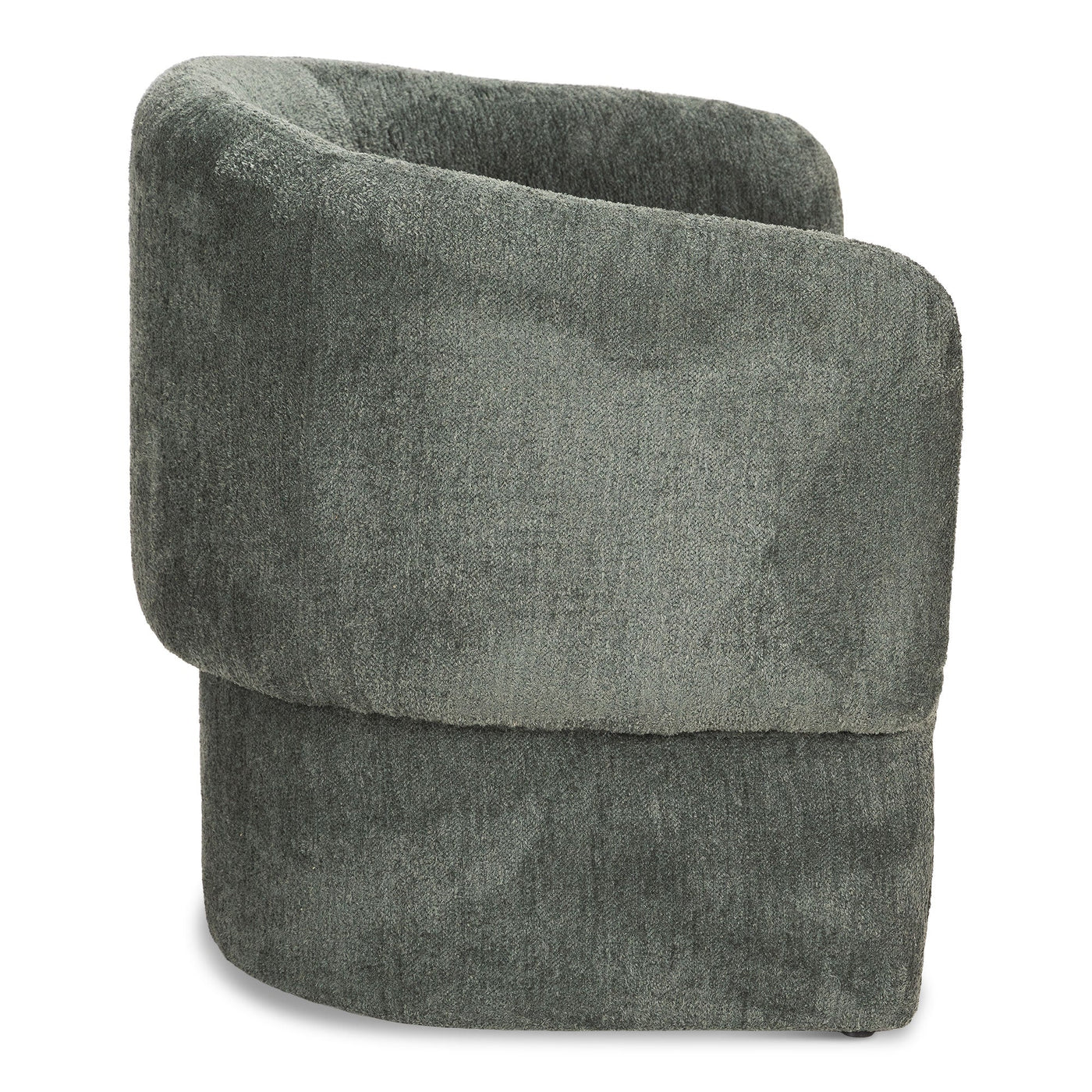 Pina Colada Dining Chair In Fuzzy Boucle Sage - Tom Collins Home