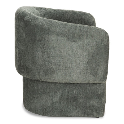Pina Colada Dining Chair In Fuzzy Boucle Sage - Tom Collins Home
