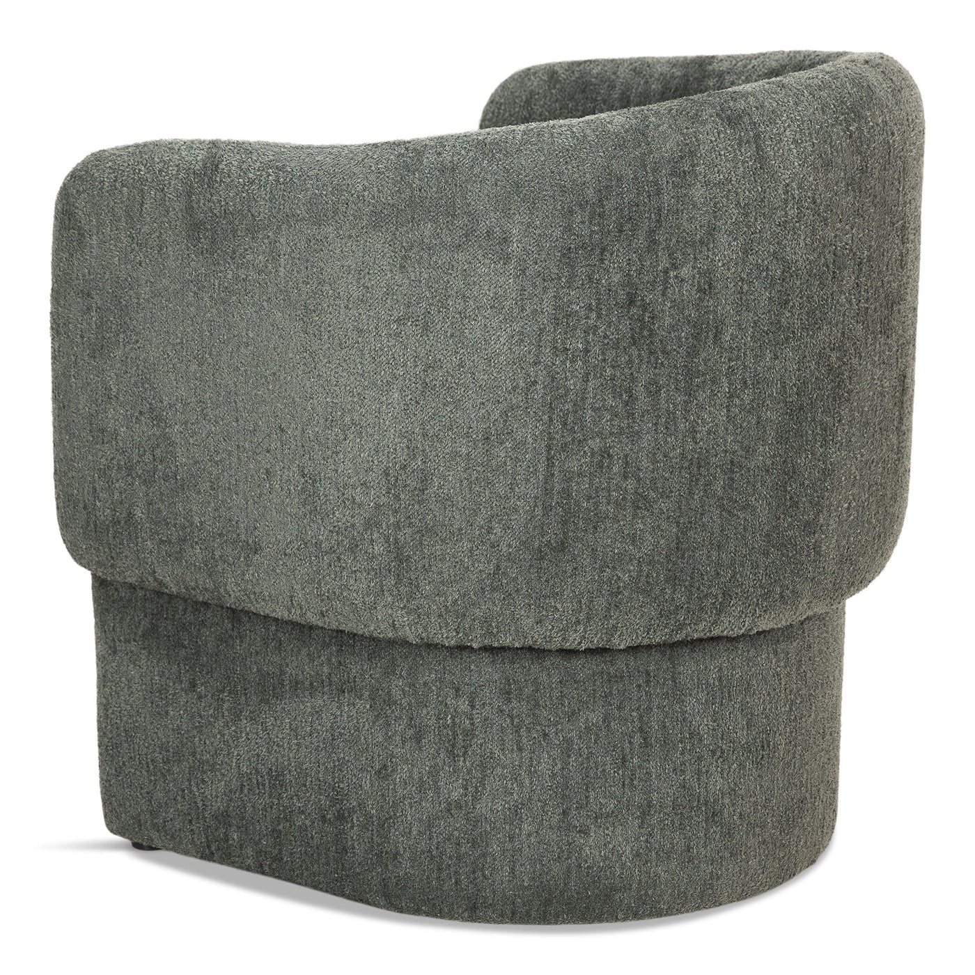 Pina Colada Dining Chair In Fuzzy Boucle Sage - Tom Collins Home