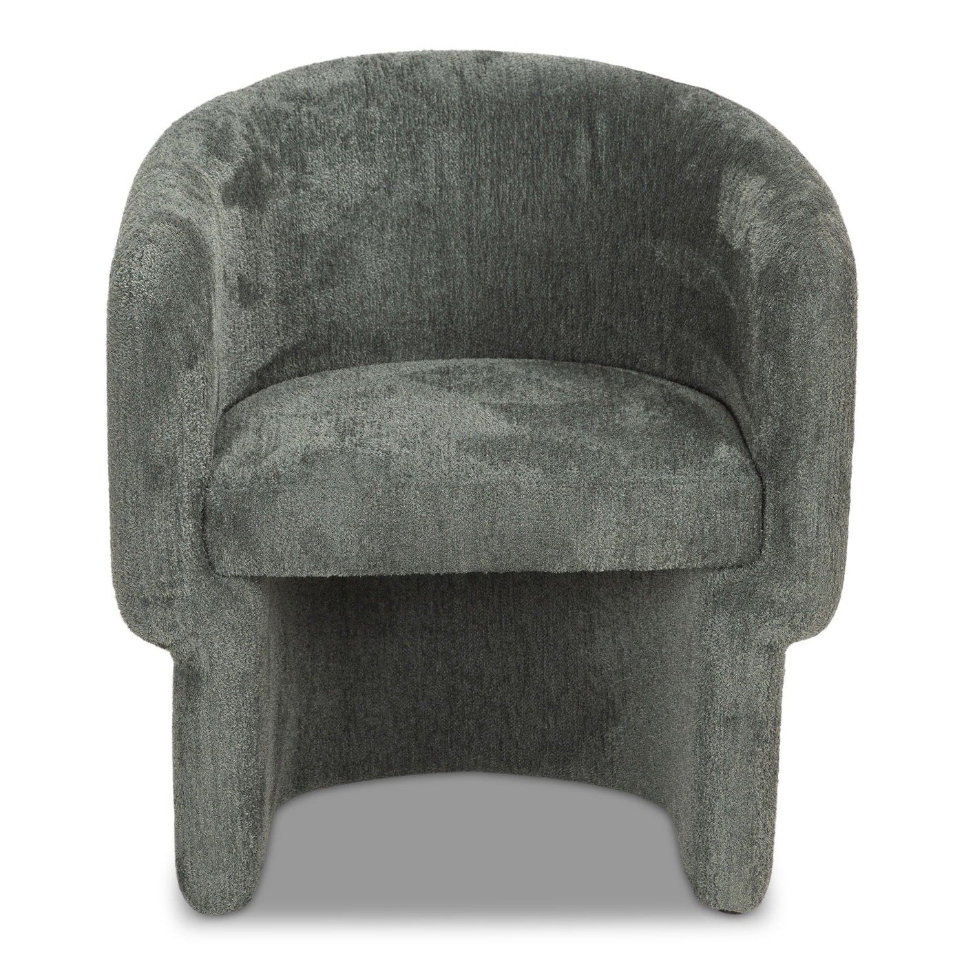 Pina Colada Dining Chair In Fuzzy Boucle Sage - Tom Collins Home