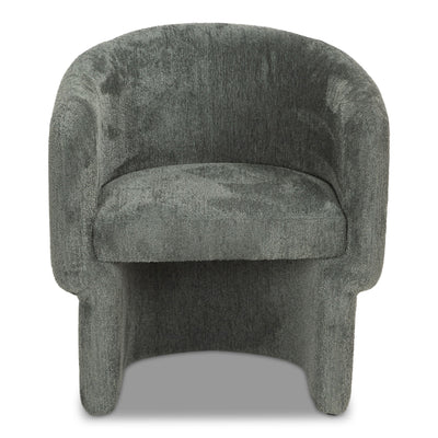 Pina Colada Dining Chair In Fuzzy Boucle Sage - Tom Collins Home