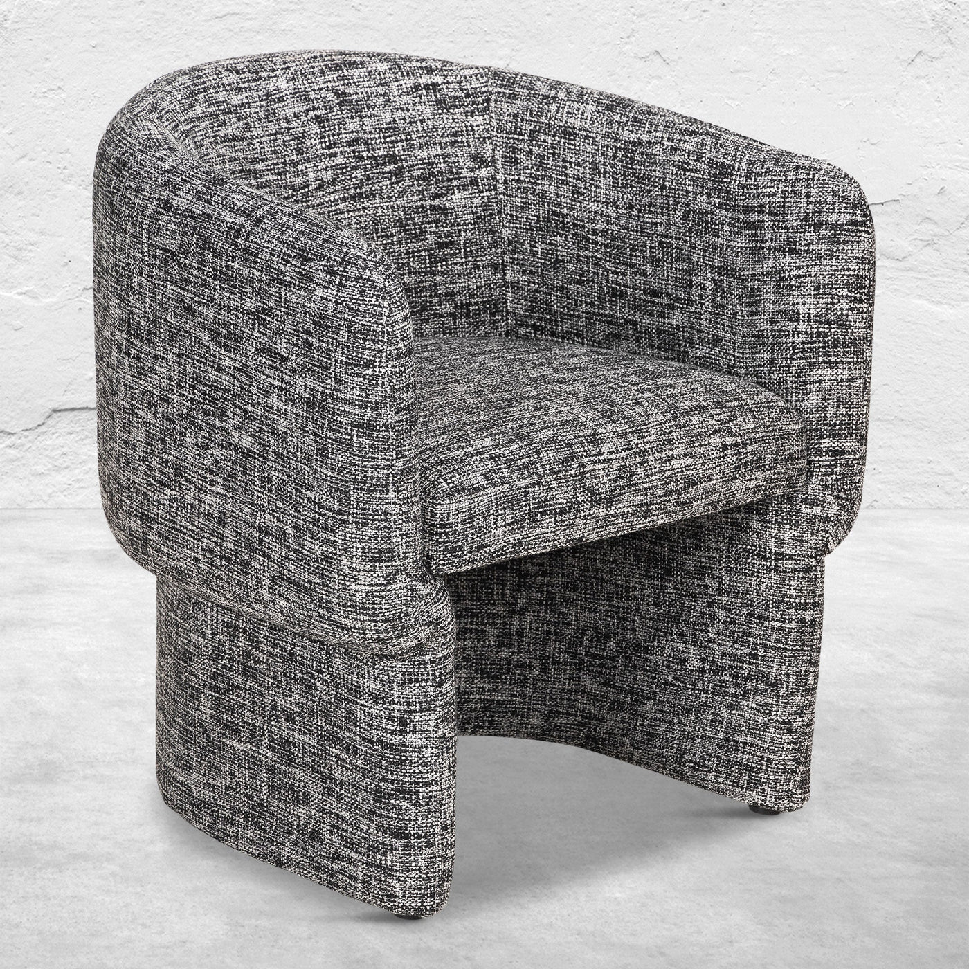 Pina Colada Dining Chair In Heavy Weight Linen - Tom Collins Home