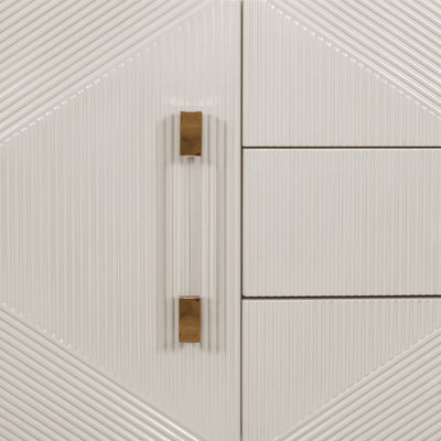 Piña colada Petite 1 Door 3 Drawer Credenza - Tom Collins Home