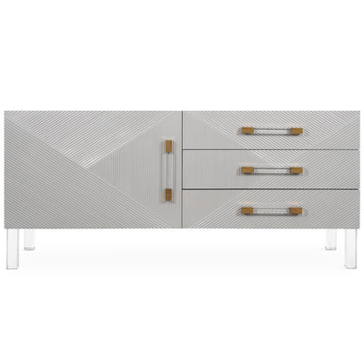 Piña colada Petite 1 Door 3 Drawer Credenza - Tom Collins Home