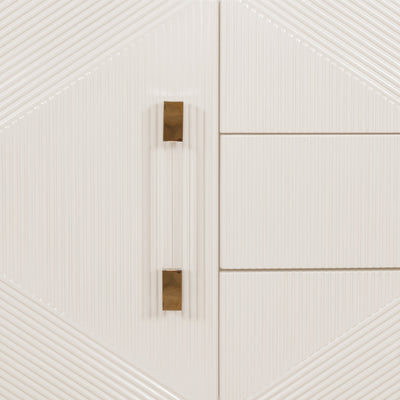 Piña colada Petite 1 Door 3 Drawer Credenza - Tom Collins Home