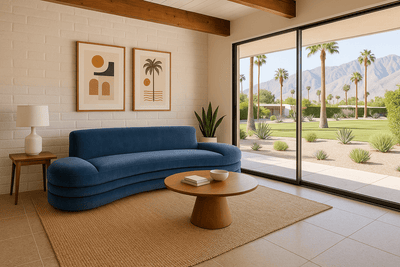 Raki Sofa in Velvet - Tom Collins Home