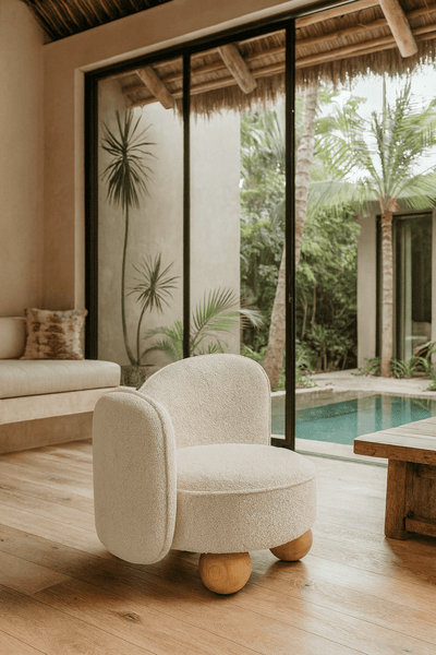 Rob Roy Occasional Chair in Boucle - Tom Collins Home