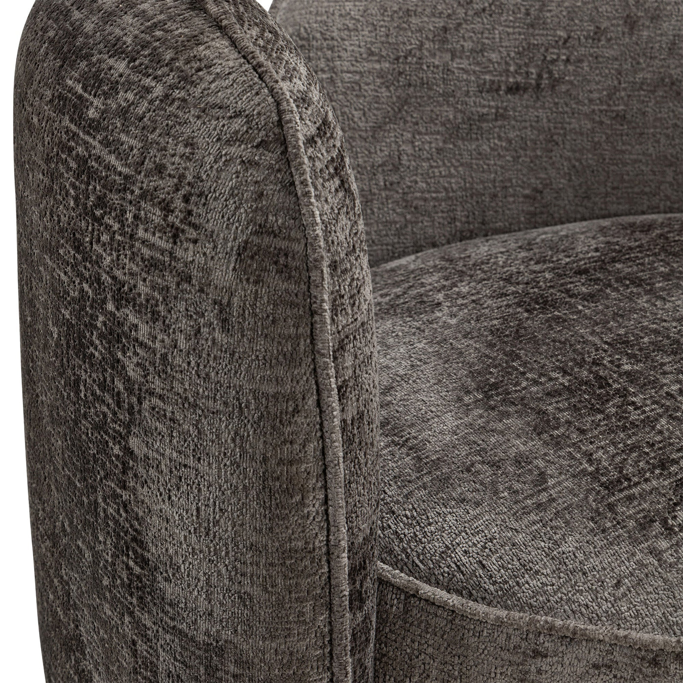 Rob Roy Occasional Chair in Hammered Chenille - Tom Collins Home