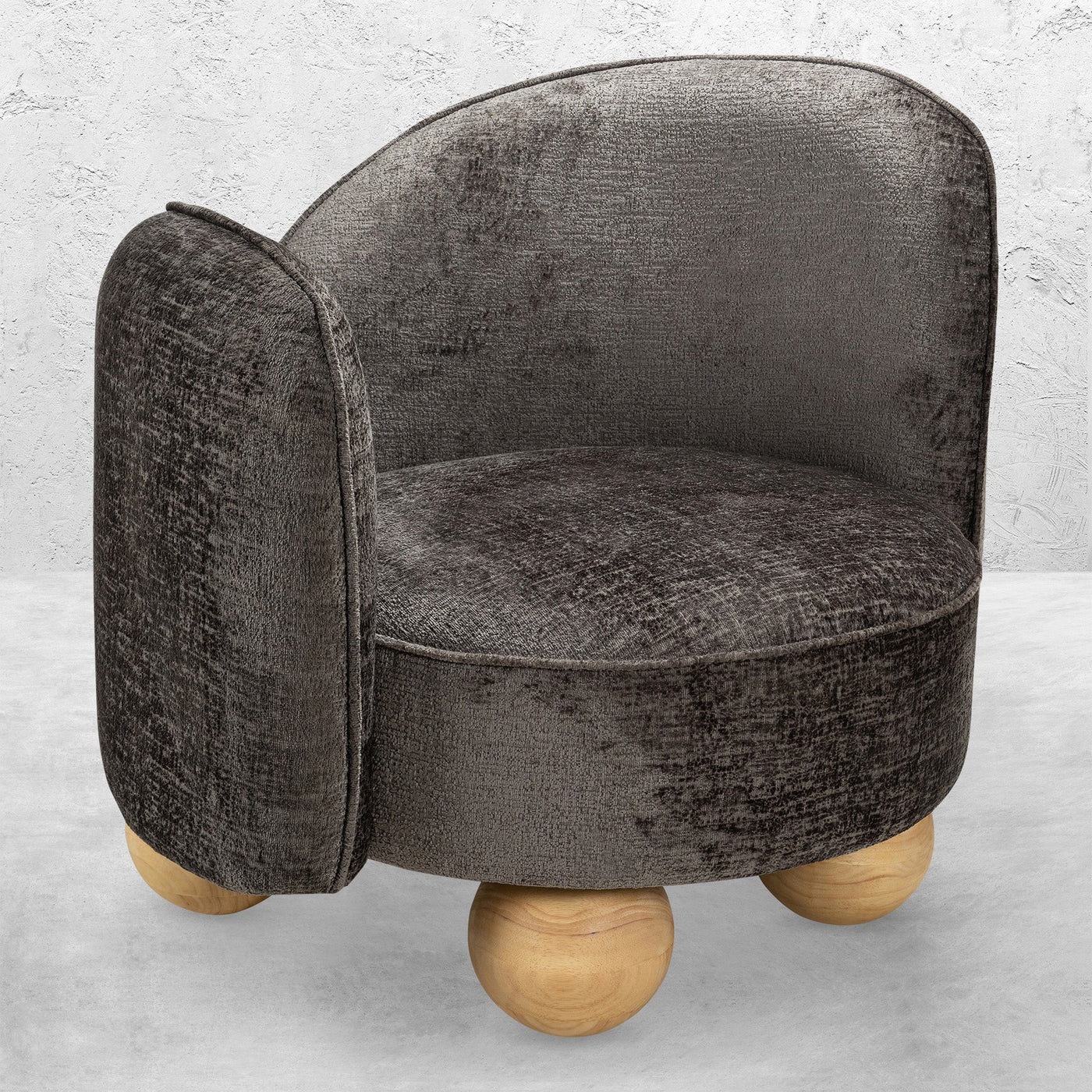 Rob Roy Occasional Chair in Hammered Chenille - Tom Collins Home