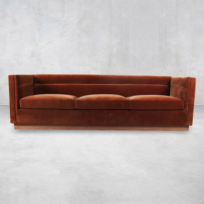 Rosso Fresco Sofa in Velvet