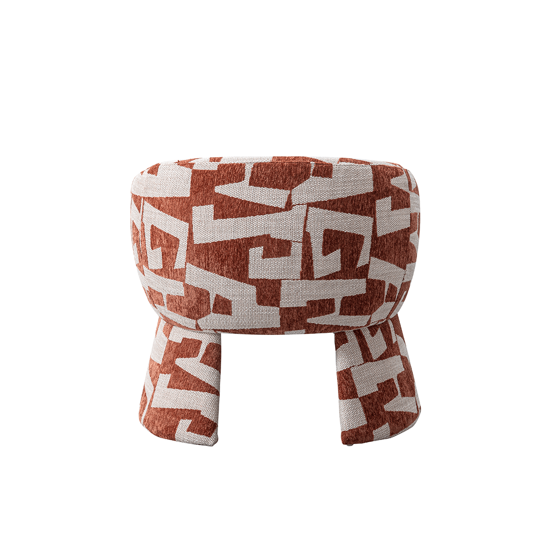 Sangria Occasional Chair In Art Deco Pattern - Tom Collins Home