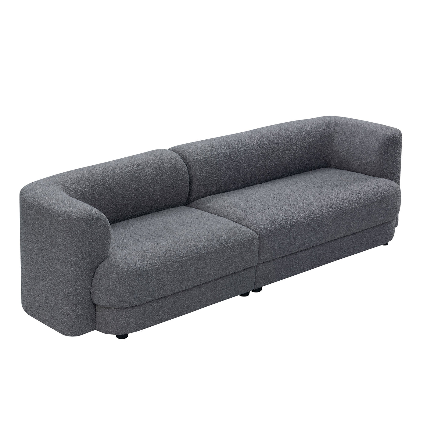 Screwdriver 2 Piece Sofa in Boucle