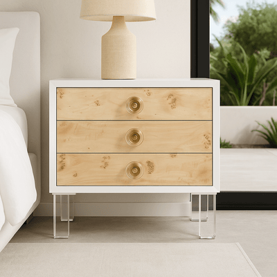 Screwdriver 3 Drawer Side Table - Tom Collins Home