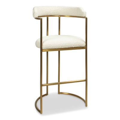 Singapore Sling 2 Bar And Counter Stool in Faux Sheepskin - Tom Collins Home