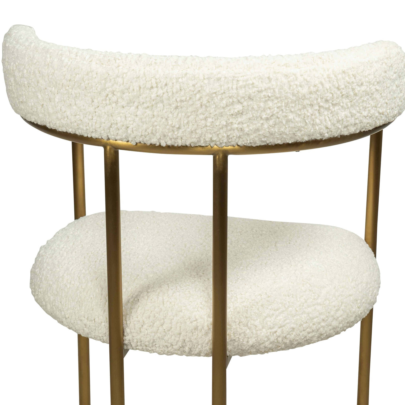 Singapore Sling 2 Bar And Counter Stool in Faux Sheepskin - Tom Collins Home