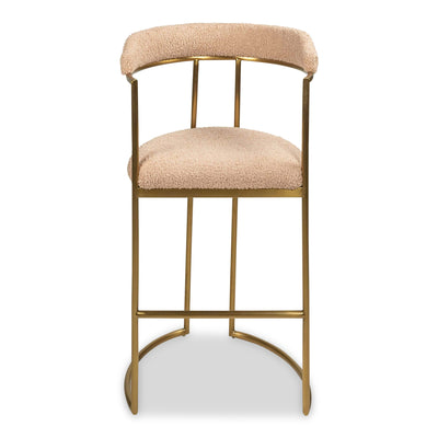 Singapore Sling 2 Bar And Counter Stool in Faux Sheepskin - Tom Collins Home