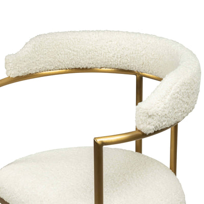 Singapore Sling 2 Bar And Counter Stool in Faux Sheepskin - Tom Collins Home