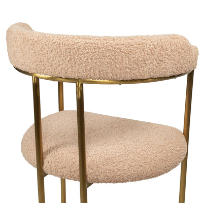 Singapore Sling 2 Bar And Counter Stool in Faux Sheepskin - Tom Collins Home