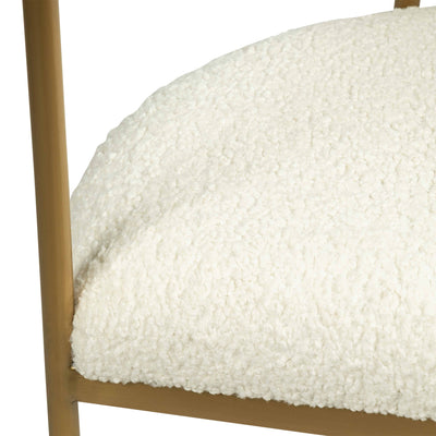 Singapore Sling 2 Bar And Counter Stool in Faux Sheepskin - Tom Collins Home