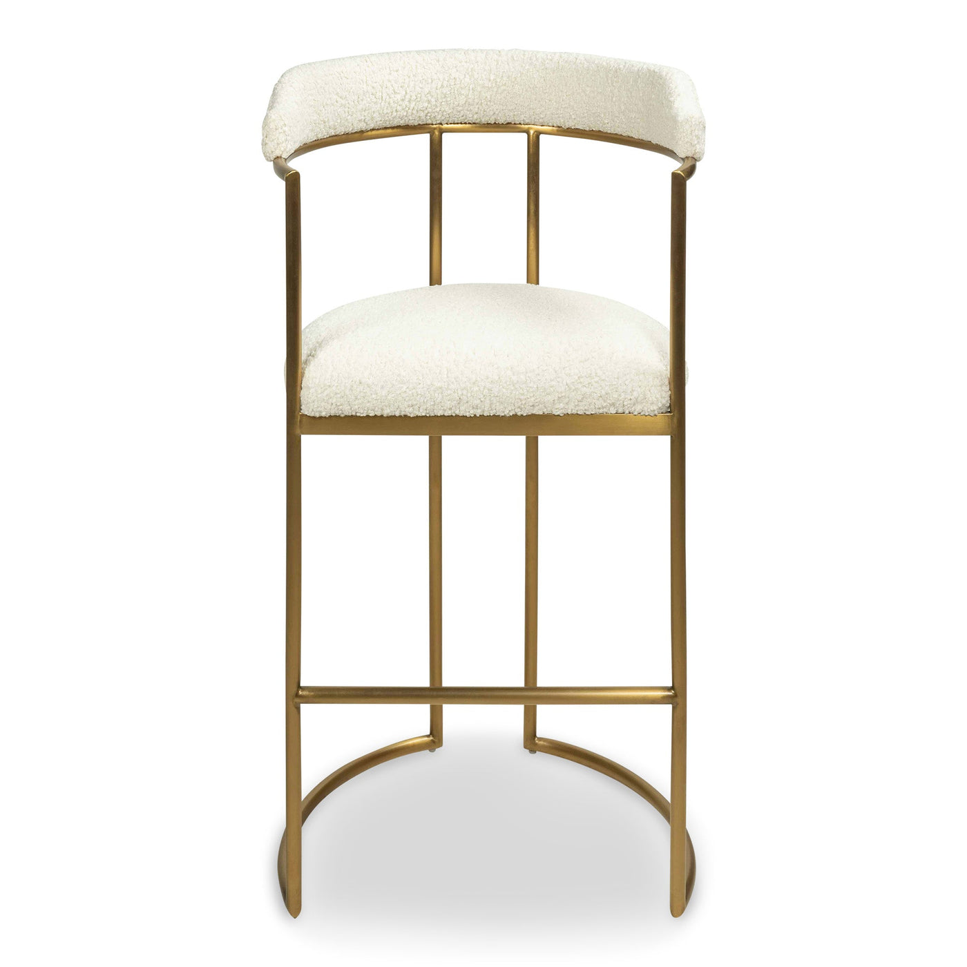 Singapore Sling 2 Bar And Counter Stool in Faux Sheepskin - Tom Collins Home
