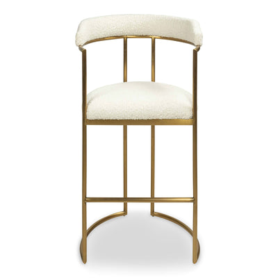 Singapore Sling 2 Bar And Counter Stool in Faux Sheepskin - Tom Collins Home